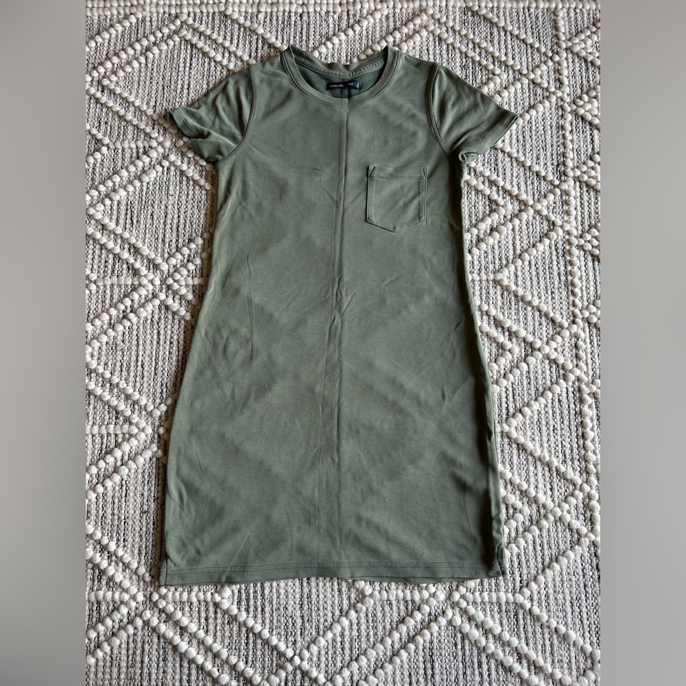 🌱Abercrombie Green TShirt Dress